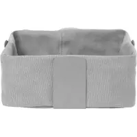 Blomus DESA Brotkorb L, stylischer Brötchengeber aus Baumwolle, Farbe: sharkskin