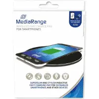 MediaRange MRMA118, Drinnen, USB, Kabelloses Aufladen, 0,9 m, Schwarz