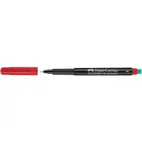Faber-Castell Multimark, Rot, Schwarz, Rot, Fine