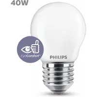 Philips Lampen in Kerzen- und Tropfenform, 4,3 W, 40 W, E27, 470 lm, 15000 h, Kaltweiße