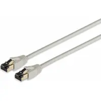 S-Conn Patchkabel cat 8.1 F/FTP PIMF LSZH grau 0,25m