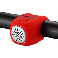 RockBros Elektronische Fahrradklingel im Silikongehäuse - rot