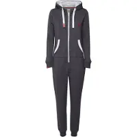 Oxmo Overall "Overall OXBenna", Damen, Gr. M, N-Gr, grau (med grau m), Obermaterial: 60% Baumwolle CO. 40% Polyester PES., Overalls Overall