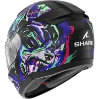 Shark Ridill 2 Raging Beast Helm, schwarz/grün/blau/pink, XS (53/54)