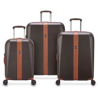 Delsey PARIS Promenade Hard 2.0 Expandable 4 Double Rolls Trolley L / M / S L Chocolate dunkelbraun 77cm