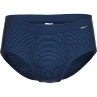Ammann Slip "Slip Jeans Slip 1er Pack", Herren, Gr. 3XL, blau (dunkelblau), Obermaterial: 75% Baumwolle CO. 25% Polyester PES., Unterhosen Slip