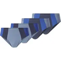 Babista Slip "4er Pack Sportslip HORIENTO", Herren, Gr. XXL, blau (hellblau), Obermaterial: 95% Baumwolle CO. 5% Elasthan EL., Unterhosen Slip