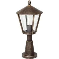 Albert 650529 Sockelleuchte Typ Nr. 0529 - Farbe: braun-messing, für 1 x Lampe, E27