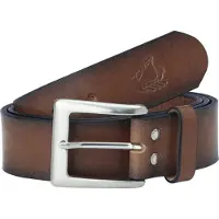 Jan Vanderstorm Ledergürtel "Ledergürtel BJELLE", Herren, Gr. 135, braun (hellbraun), Obermaterial: 100% Rindsleder Leather cow., Gürtel Ledergürtel