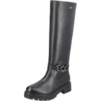 Remonte Stiefel Damen Glattleder Schwarz Größe: 41