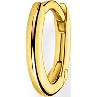 Thomas Sabo Single-Creole "Classic gold, Classic silber", gold (gelbgoldfarben), Ohrringe, Damen, Silber 925 (recycelt), Single-Creole