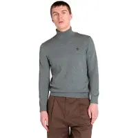 Timberland - Williams River Turtle Neck Cotton Sweater - Pullover Gr XXL grau