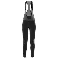 Löffler Loeffler Fahrradhose lang, Modell "W Bike Bib Tights AB Elastic", für Damen - Schwarz