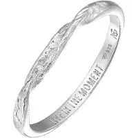 Haze&Glory Silberring "Ring Bandring gedreht - Moment 925 Silber" Gr. 54, silber, Fingerringe, Damen, 54, Silber 925 (Sterlingsilber), Silberring