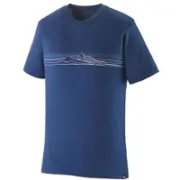 Patagonia - Cap Cool Merino Graphic Shirt - Merinoshirt Gr XL blau