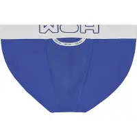 WOH String "String Sexy Fun Tanga-Slip 1er Pack", Herren, Gr. S, blau, Obermaterial: 95% Baumwolle CO. 5% Elasthan EL., Unterhosen String