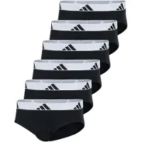 Adidas Originals Slip ORIGINALS "Slip 6er Pack", Herren, Gr. S, bunt (schwarz, weiß), Obermaterial: 95% Baumwolle CO. 5% Elasthan EL., Unterhosen Slip