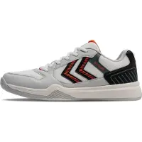 Hummel All Court Indoor Hallenschuhe Sportschuhe weiß/grau/schwarz/rot 228237-9031, Schuhgröße:46.5 EU