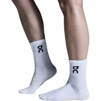 ON Laufsocken Logo High Unisex White (3er-Pack)-Schuhgröße 47 - 49