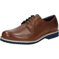 Sioux Schnürschuh "Dilip-716-H", Herren, Gr. 43 (UK 9), braun (cognac), Obermaterial: 100% Kalbsleder CAL. 100% Gummi rubber., Schuhe Schnürschuh