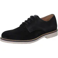 Sioux Schnürschuh "Encanio-715", Herren, Gr. 42 (UK 8), blau, Obermaterial: 100% Kalbsveloursleder CAVL. 100% Gummi rubber., Schuhe Schnürschuh