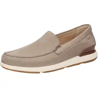 Sioux Slipper "Nurilinos-700", Herren, Gr. 46,5 (UK 11 1/2), grau, Obermaterial: 50% Kalbsnubukleder CANU. 50% Kalbsnappaleder CANA. 100% Gummi rubber., Schuhe Slipper