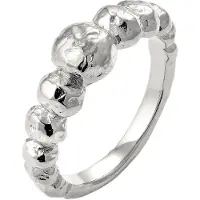 Haze&Glory Silberring "Ring Bubble Dots Design 925 Sterling Silber" Gr. 58, silber, Fingerringe, Damen, 58, Silber 925 (Sterlingsilber), Silberring