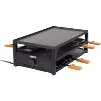 Princess 162655, 8 Person(en), Aluminium, Schwarz, Rechteckig, Leistung, 440 x 250 mm
