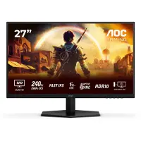 AOC G4 Q27G42ZE/69, 68,6 cm (27"), 2560 x 1440 Pixel, 1 ms, Schwarz, Rot