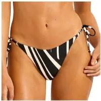 Seafolly - Women's Coastline Tie Side Rio Pant - Bikini-Bottom Gr 34 orange