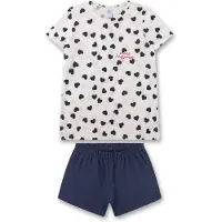 Sanetta Schlafanzug "Pyjama", Jungen, Gr. 164, blau (blau, beige), Obermaterial: 100% Baumwolle CO., Homewear-Sets Schlafanzug
