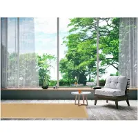 Carpetfine Sisalteppich "Sisal , auch als Läufer erhältlich", beige, B:60cm H:5mm L:180cm, Sisal, Teppiche, Sisalteppich, mit farbiger Bordüre, Anti Rutsch Rückseite, viele Größen, Wohnzimmer