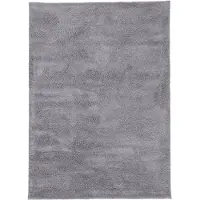 Carpetfine Hochflor-Teppich "Silky, auch als Läufer erhältlich", grau (hellgrau), B:120cm H:20mm L:170cm, Mikropolyester, Teppiche, Hochflor-Teppich, Shaggy, Langflor, uni, besonders weich, Handarbeit