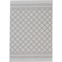Carpetfine Teppich "Boho 104, auch als Läufer erhältlich", beige, B:80cm H:4mm L:150cm, Polypropylen, Teppiche, Teppich, robustes Flachgewebe, Sisal Optik, UV-beständig, In- und Outdoor