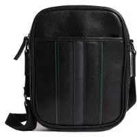 Ted Baker Umhängetasche Keiigan House Check PolyurethanFlight Bag Black schwarz