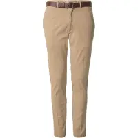 Jack & Jones Chinohose "JPSTMARCO FRANCO CHINO W BELT", Herren, Gr. 30, Länge 30, braun (ewood), Web, Obermaterial: 98% Baumwolle, 2% Elasthan, unifarben, slim fit knöchellang, Hosen Chinohose