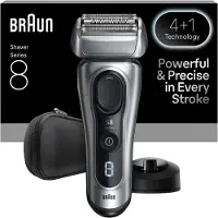 Braun Series 8 8617s, Folienschaber, Grau, Tasten, LED, Akku, Lithium-Ion (Li-Ion)