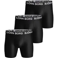 Björn Borg Sports Boxershorts 3-Pack Schwarz - XXL