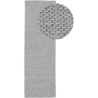 Carpetfine Wollteppich "Sina, auch als Läufer", rechteckig, 14 mm Höhe, Handweb Teppich, reine Wolle, meliert, handgewebt, weich & kuschelig