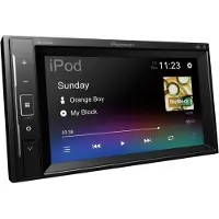 Pioneer DMH-A240DABAN, Schwarz, 2 DIN, Android, iOS, AAC, FLAC, MP3, WAV, WMA, FLV, H.264, MKV, MPEG2, MPEG4, 15,8 cm (6.2")