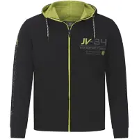 Jan Vanderstorm Kapuzensweatjacke "Sweatjacke SIGSTAD", Herren, Gr. 6XL, schwarz, Obermaterial: 100% Baumwolle CO., Sweatjacken Kapuzensweatjacke