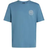 O'Neill Chest Print T-shirt Mozart Blue Größe: L | Bedruckte T-Shirts Outlet | Herren | Blau