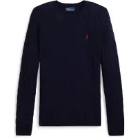 Ralph Lauren für Damen. 211971865003 Pullover aus Wolle und Kaschmir in Marineblau (M), Lässig, Langarm