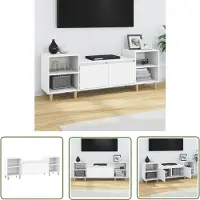 The Living Store TV-Schrank Weiß 160x35x55 cm Holzwerkstoff