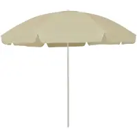The Living Store Strandschirm Sandgelb 300 cm