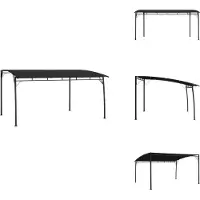 vidaXL Garten-Sonnenschutz 4x3x2,55 m Anthrazit - Pavillons & Partyzelte