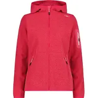 CMP Damen Jacke Knit-Tech Melange Hoody 3H19826-13CU 48 - Carminio-Pink - 48