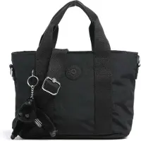 Kipling Damen Handtasche Minta Schwarz Wildleder Satchel Hochzeit Herbst/Winter