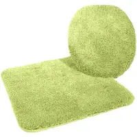 Kinzler Badematte "Chaozhou", rutschhemmend beschichtet, fußbodenheizungsgeeignet, Badteppich, Uni Farben, weich, als rechteckig, rund & Set erhältlich