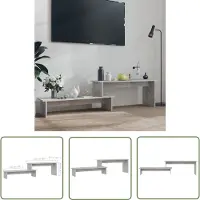 The Living Store TV-Schrank Betongrau 180x30x43 cm Holzwerkstoff